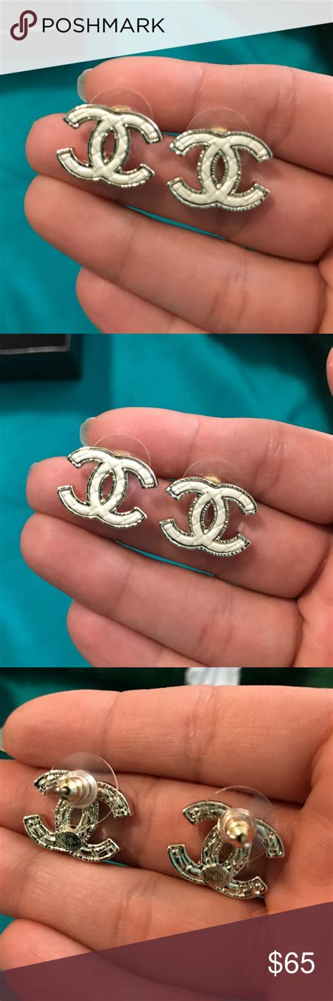 chanel replica drop earrings|chanel look alike earrings.